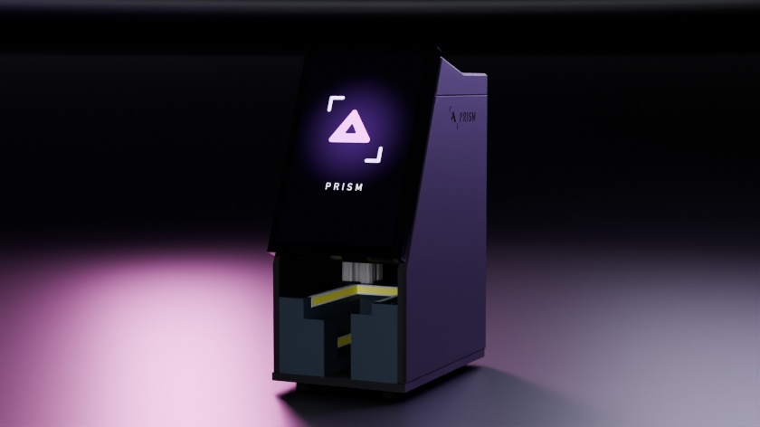 The PRISM unit, three-quarter view